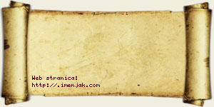 Jasmina Nedić vizit kartica